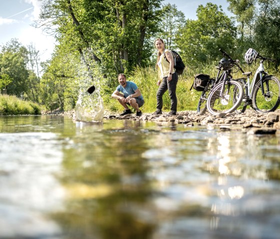 Wasserspaß am Kyll-Radweg, © Eifel Tourismus GmbH, Dominik Ketz