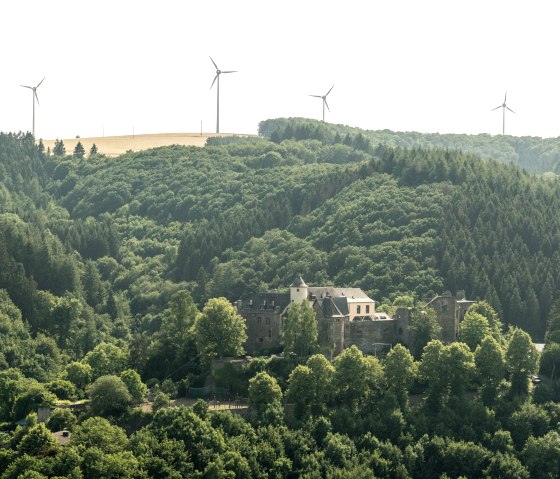 Blick auf Burg Neuerburg, © Eifel Tourismus GmbH / Dominik Ketz