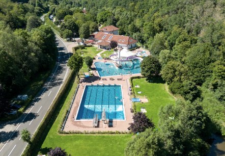 AuqaFun Luftaufnahme, © Camping In der Enz, Neuerrburg