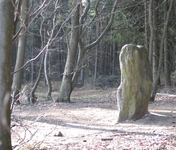 Druidenstein Bollendorf von der Schmalseite, © Elke Wagner