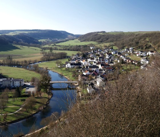 View of Wallendorf from the Castellberg, © Felsenland Südeifel Tourismus GmbH