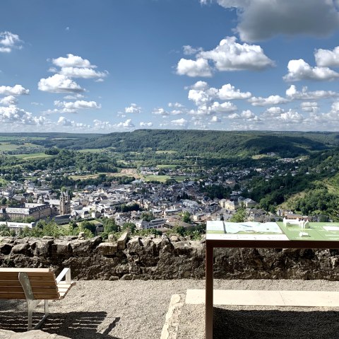 Barrierefreier Aussichtspunkt Liboriuskapelle mit Tastmodell, © Ansgar Dondelinger, Naturparl Südeifel