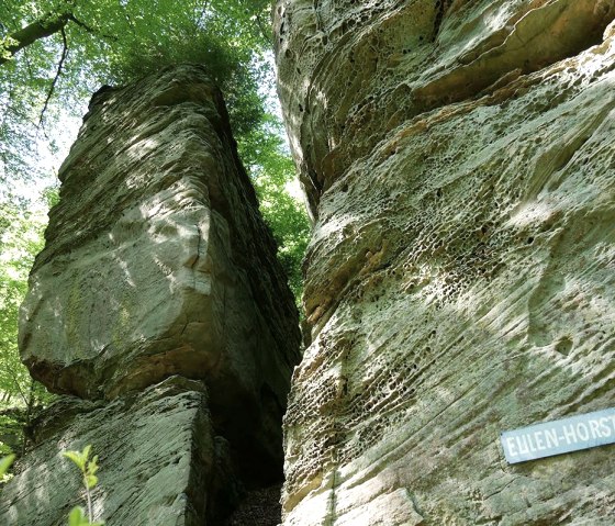 Felsformation Eulen-Horst/Grüne Hölle Bollendorf, © Felsenland Südeifel Tourismus GmbH, Elke Wagner