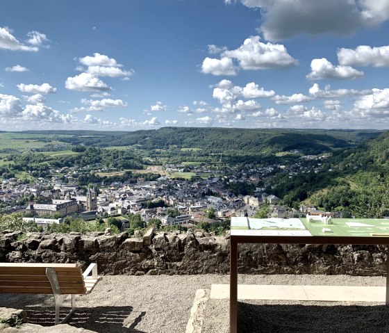 Aussicht auf Echternach von der Liboriuskapelle, © Felsenland Südeifel Tourismus GmbH