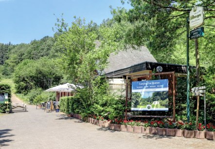 Entrance to Camping Drei Spatzen