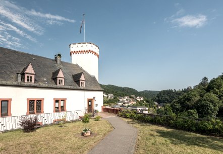 Lehnshaus Neuerburg rear view, © Eifel Tourismus GmbH, Dominik Ketz