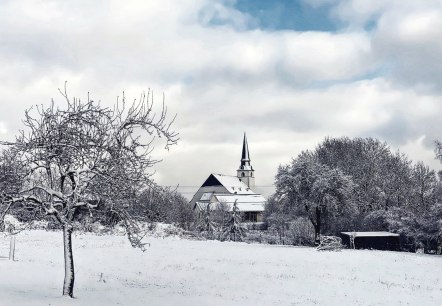 Weidingen im Winter, © Felsenland Südeifel Tourismus GmbH, Anna Carina Krebs