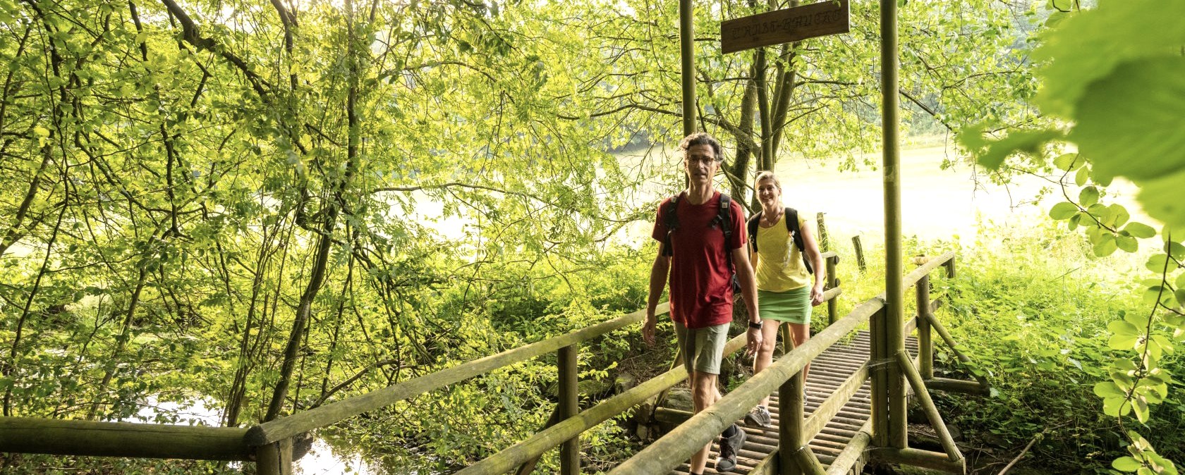 Bach-Pfad im NaturWanderPark delux, Ernst-Brücke über den Alfbach, © Eifel Tourismus GmbH, D. Ketz