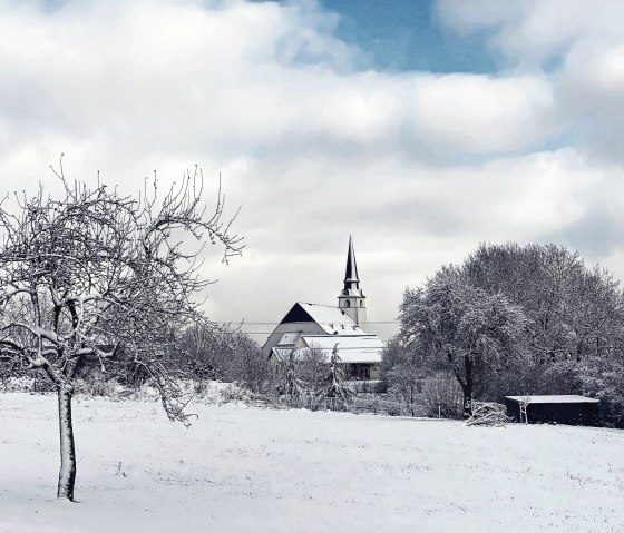 Weidingen im Winter, © Felsenland Südeifel Tourismus GmbH, AC Krebs