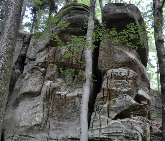 Beeindruckende Felsformationen wohin man sieht, © Lauschtour, Mainz